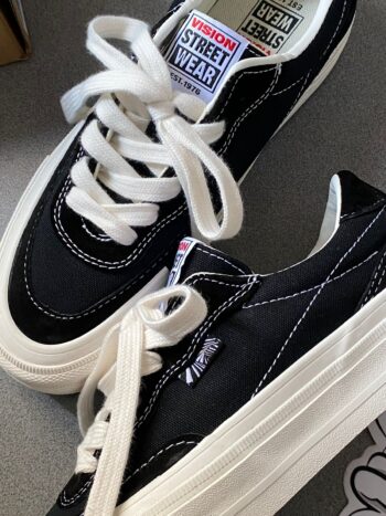 Tenis Skateboarding Negros unisex Vision Street Wear flat top