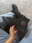 Tenis Converse Bota Negros Clásicos Unisex
