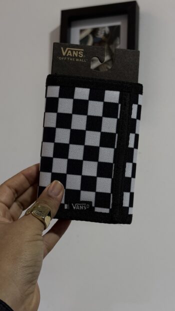 BILLETERA  CHECKERS VANS - Blanco